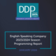 English Speaking Company 2023/2024 Season Programming Report - January 2024