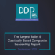 2025 Largest Ballet Leadership Report